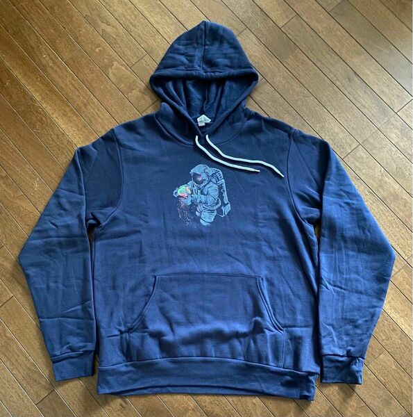 Men's Sponge Fleece Pullover Hoody ″JELLY SPACE″ size L