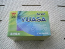 YUASA　ユアサバッテリー　YTX7A-BS　(GTX7A-BS KTX7A-BS 7A-BS互換) バッテリー　新品_画像5