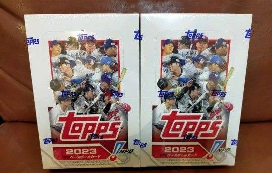 2箱 Topps NPB Flagship 2023プロ野球カード 新品未開封 シュリンク付