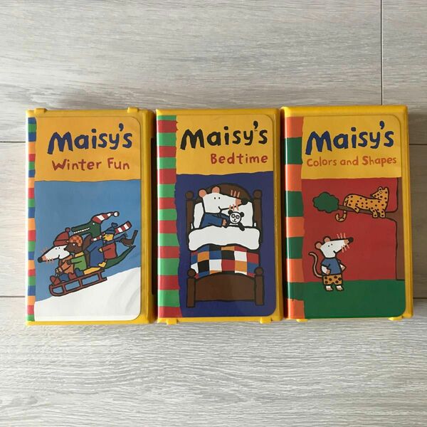 【VHS】① Maisy’s メイシーちゃん　英語版　幼児用英語教材　Maisy メイシー　輸入版　ビデオ　VHS 3本セット