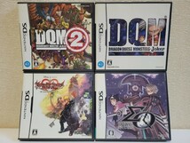 中古☆DS スクエニRPG 4本セット 送料無料 3DS 箱,説明書付き ドラゴンクエスト モンスターズ,DQM2,キングダムハーツ,シグマハーモニクス_画像1