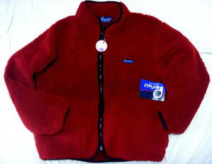 80's Penfield フリースジャケット ペンフィールド　Made in U.S.A Nep Classic Plie Fleece 赤ネップ（表起毛）デッドストック・送料込