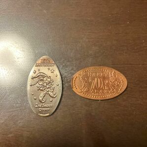 東京ディズニーランド　記念コイン 2枚セット　15周年など