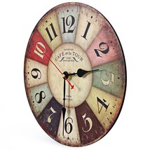 新品未使用　壁掛け時計 木製時計 壁掛 時計 おしゃれ 色選択可 静音_画像5