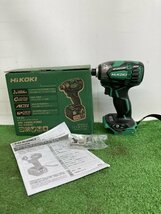 【未使用】HiKOKI(旧日立工機) 14.4V コードレスインパクトドライバー 充電式 グリーン　WH14DDL2(NN) 本体のみ / ITIU7PWHB0HM_画像1