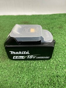 【未使用】makita(マキタ) 18V6.0Ahリチウムイオンバッテリー残量表示付 BL1860B (A-60464) / ITU5MKQ4Z4EC