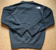 ★1円 送料無料 キッズ THE NORTH FACE ノースフェイス スウェットロゴクルー Sweat Logo Crew ネイビー トレーナー パーカー デカロゴ_画像2