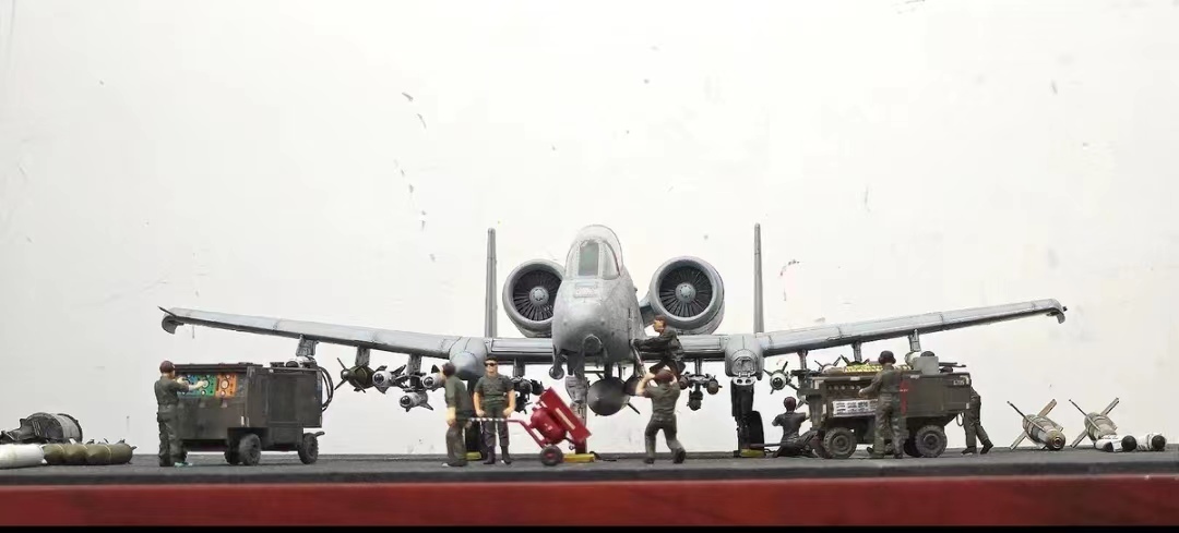 1/48 美国空军 A-10A 雷电 II 拼装涂装完成品, 塑料模型, 飞机, 完成的产品