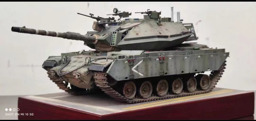 1/35 イスラエル国防軍 Magach 6B 主力戦車 組立塗装済完成品, プラモデル, 戦車, 軍用車両, 完成品
