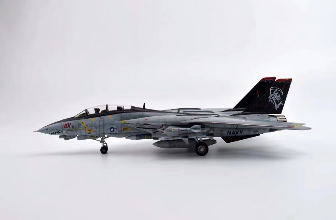 1/48 US Air Force F-14B VF-101 Producto terminado ensamblado y pintado, Modelos de plástico, aeronave, Producto terminado