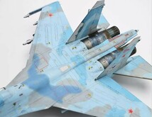 1/48 ロシア空軍 Su-27UB 組立塗装済完成品_画像3