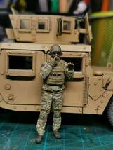 1/35 手塗り アメリカ軍兵士 喫煙状態 完成品 _画像2