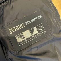 HERNO ヘルノ　ダウンジャケット ネイビー　サイズ44 Sサイズ　used品_画像4