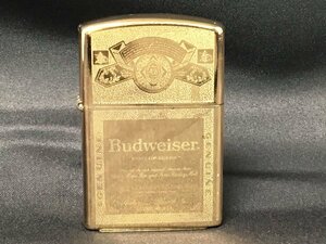 未使用 難あり Budweiser バドワイザー オイルライター ゴールドカラー 喫煙具 ライター 現状品