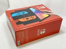 新品 未使用！ NINTENDO SWITCH 任天堂 スイッチ 本体 有機ELモデル 64GB HEG-001 ネオンブルー ネオンレッド 2024年1月22日購入_画像5