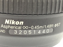 Nikon VR DX AF-S NIKKOR 18-105mm 1:3.5-5.6G ED 一眼レフ カメラ レンズ ニコン 中古 G8409514_画像7