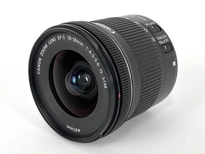 Canon EF-S 10-18mm IMAGE STABILIZER F4.5-5.6 IS STM カメラ レンズ ジャンク Y8397912