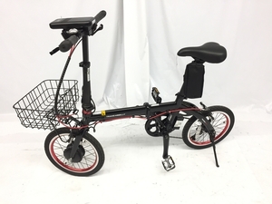 TRANS MOBILLY NEXT AL-FDB163E-N 16インチ 電動アシスト 折りたたみ式 自転車 中古 美品 楽 G8357410