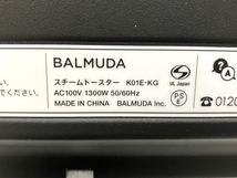 BALMUDA バルミューダ K01E-KG スチーム オーブン トースター ブラック 2018年製 家電 中古 B8423335_画像9