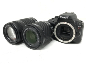 Canon EOS Kiss X7 ダブルズームキット デジタル一眼レフカメラ 趣味 撮影 中古 F8424671