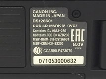 Canon EOS 5D Mark IV Mark 4 ボディ 一眼レフ カメラ フルサイズ キャノン 中古 G8419898_画像9