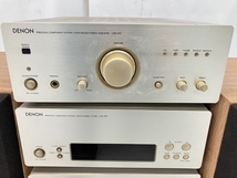 DENON D-F07 ステレオコンポ アンプ CDプレイヤー カセット FM/AMチューナー デノン 音響機材 オーディオ機器 訳有 C8413864_画像4