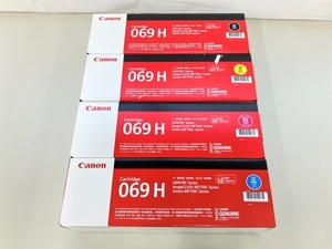 CANON 069H シアン マゼンタ イエロー ブラック 純正トナー カートリッジ 4色セット 未使用 K8450558