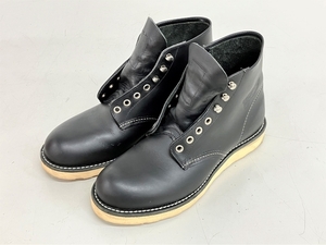 REDWING 8165 羽タグ 黒 6 1/2E 24.5cm 革靴 ブーツ レッドウィング 中古 良好 K8457486