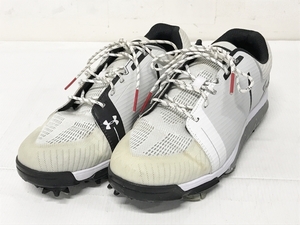 UNDER ARMOUR UA TEMPO SPORT X-WIDE ゴルフシューズ 26.0cm アンダーアーマー 中古 F8443250