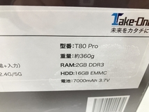 Take One T80 Pro モバイルプロジェクター ブラック 未使用 H8301871_画像6