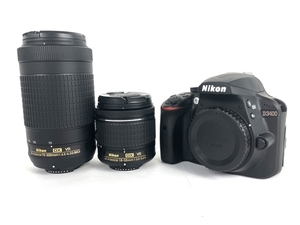 Nikon D3400 ダブルズームキット 18-55 VR 70-300 VR Kit デジタル 一眼レフ カメラ 中古 訳あり Y8449126