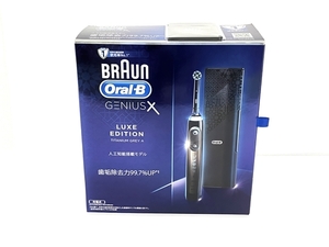 BRAUN Oral-B D706.526.6XC TG ジーニアスX 電動歯ブラシ 未使用 Y8445875