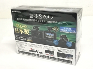 COMTEC ZDR025P GPS 内蔵 ドライブ レコーダー 前後 2カメラ 車載機器 未使用 F8449494