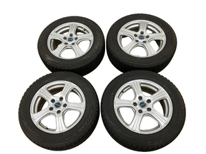 【引取限定】BRIDGESTONE STUDLESS TIRE スタッドレスタイヤ 205/60R16 FIED ホイール 4点セット 中古 直B8410318