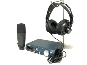 PreSonus AudioBox iTwo M7 マイク付 HD7 2X32 OHMS ヘッドフォン付 オーディオインターフェイス 音響 機材 音楽 趣味 中古 F8461261