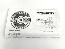 C-MORE SERENDIPITY SL920 BK 8MOA ドットサイト 実物 中古 Y8467473_画像3