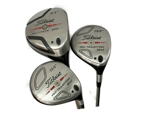 Titleist PRO TRAJECTORY 904F 19.0 15.0 9.5 3本 セット ゴルフ タイトリスト 中古C8456731