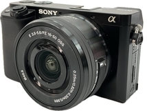 SONY a6100 ILCE-6100 カメラ E 3.5-5.6/PZ 16-50 OSS 4.5-6.3/55-210 レンズ 一眼レフ 未使用 C8441421_画像1