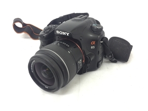SONY α65 SLT-A65V デジタル一眼レフ SAL1855 18-55mm レンズ セット 中古G8384747