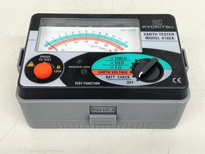 KYORITSU 4102A ANALOGUE EARTH TESTER 電池式 アナログ 接地抵抗計 テスター 共立 ジャンク K8445075