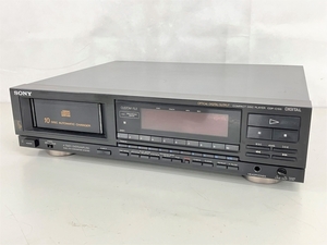 SONY CDP-C100 XA-10B ソニー CDプレーヤー ディスク10枚対応CDチェンジャー マガジン 音響機材 中古 K8463234