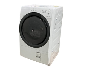 SHARP ES-S7H-WL ドラム式 電気 洗濯機 乾燥機 ドラ洗 2023年製 左開き 家電 中古 美品 楽 M8378230
