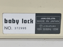 JUKI baby lock ベビーロック 糸取物語 BL22 フットペダル付 ミシン ジューキ 中古 Z8426052_画像2
