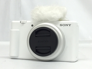 SONY ZV-1F デジタル カメラ VLOGCAM ホワイト デジカメ コンデジ ソニー 中古 G8446893