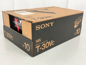 SONY T-30Vc VHS テープ T-30 未開封 ビデオテープ 10本 セット 未使用 K8481689