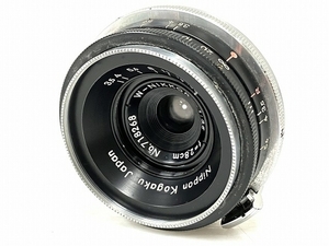 Nippon Kogaku W-NIKKOR 1:3.5 f=2.8cm レンズ ニッコール カメラ ニコン ジャンク O8482510