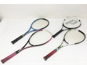 prince YONEX ソフト テニス ラケット 4本 セット 趣味 スポーツ ジャンク F8351197