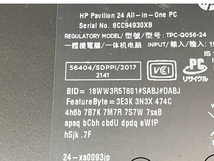 HP Pavilion 24-xa0093jp i5-9400T 16GB HDD 1TB SSD 256GB GTX 1050 Mobile win11 一体型パソコン PC ジャンク M8215073_画像8