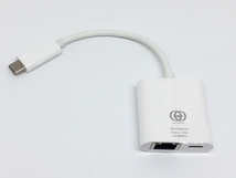 GOPPA GP-CR45H/W 充電対応 Type-C接続 Gigabit 有線LANアダプター 中古 Y8474159_画像1