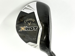 Callaway XHOT 17° 4W 60W S フェアウェイウッド ヘッドカバー付き 中古 Y8482410